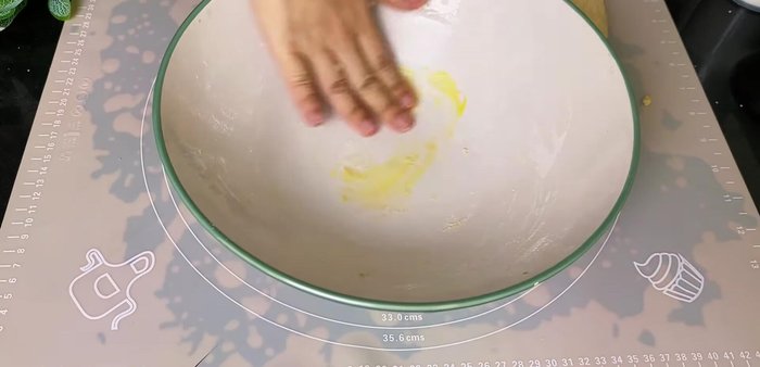 First rise: Place the dough in a greased bowl, cover, and let rise in a warm place until doubled in size (about 40-60 minutes).