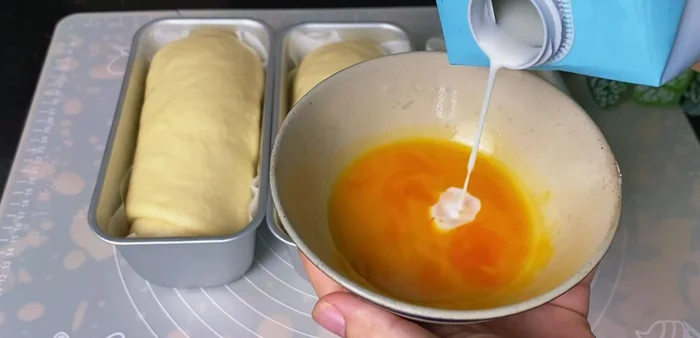 Egg wash: Brush the risen dough with a mixture of egg and milk for a shiny finish.