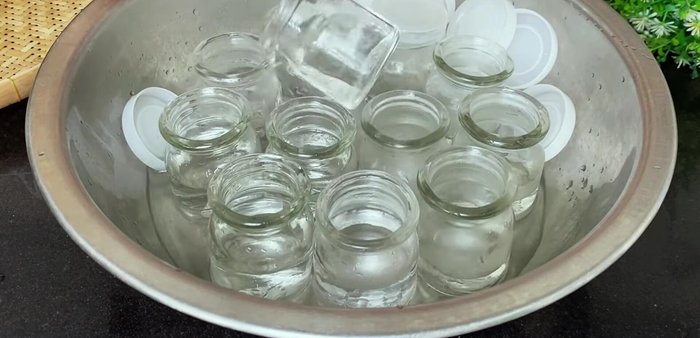 Sterilize jars and utensils with hot water and sun-dry them. This is crucial for successful yogurt incubation.