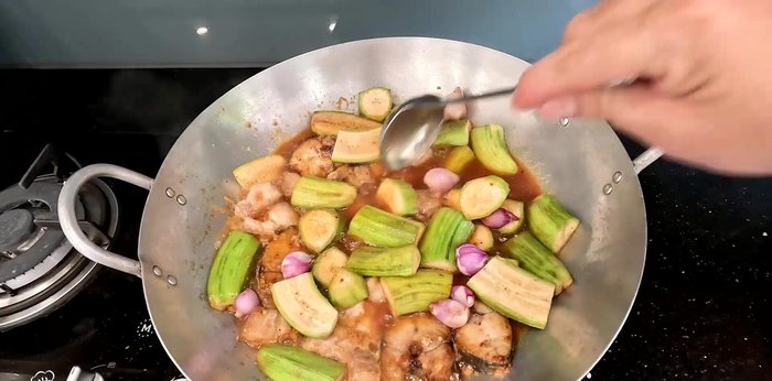 Continue to simmer on low heat until the sauce thickens and the flavors combine.