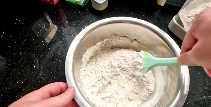 Wrap the dough in plastic wrap and refrigerate for 2-3 hours. (217)
