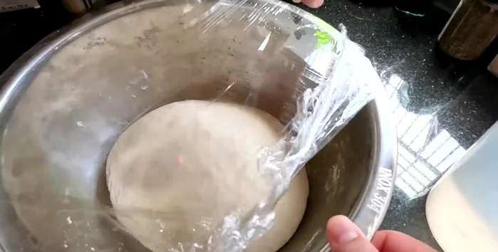 Wash the dough in a sieve under running water (about 1 liter of water at a time) to remove excess starch, repeating 4-6 times. Reserve the starchy water for other uses.
