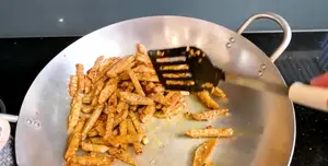 Crispy Fried Taro with Savory Fish Sauce - Easy Recipe