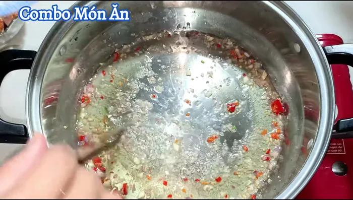 Add the pineapple and stir-fry for about 1 minute.