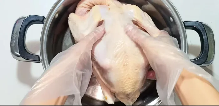 Marinate the chicken: Place the chicken in a jar, and massage the marinade into the chicken, both inside and out. Marinate for at least 30 minutes, or longer if time allows.