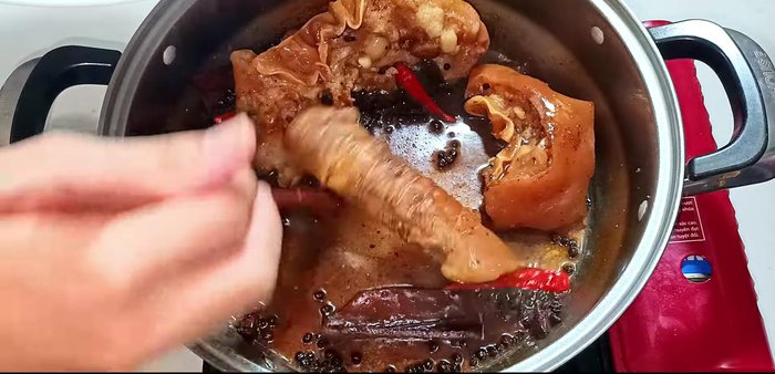 Cool and chill: Remove pig ears and let cool completely. Refrigerate or freeze for at least 2 hours. (511.24)