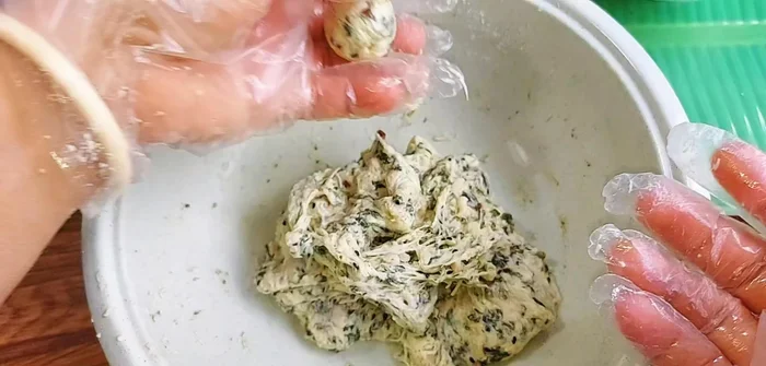 Shape the mixture into balls or patties.