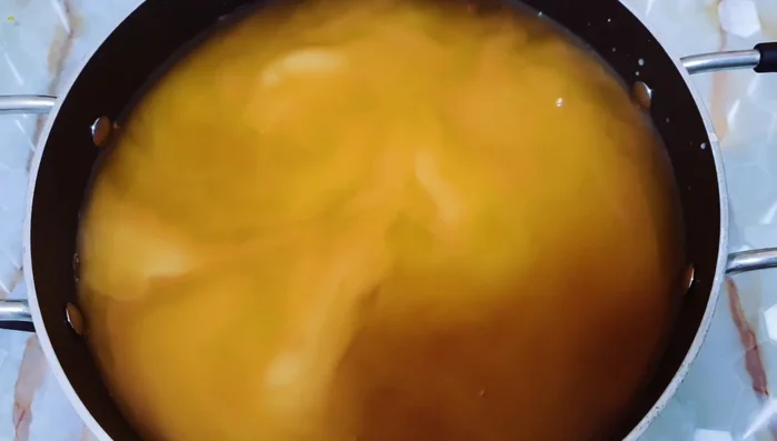 Add coconut milk and stir until the mixture is well combined.