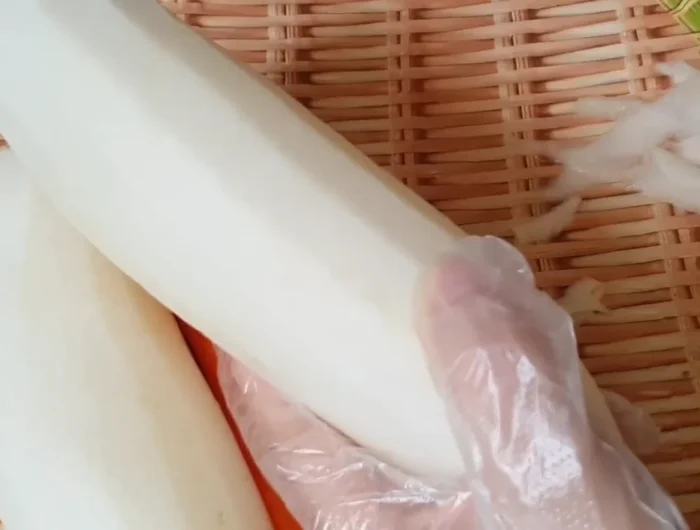 Pour the brine: Pour the brine over the radishes, ensuring they are fully submerged.