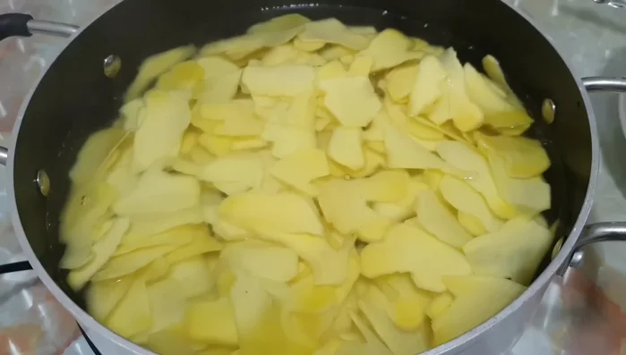 Boil the ginger in water for 10 minutes to remove bitterness. Discard the water.