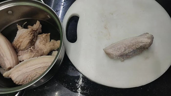 Remove the skin and any undesirable parts.