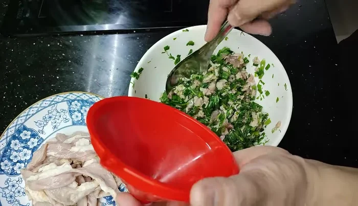 Stuff the intestines: Fill the prepared intestines with the meat mixture.