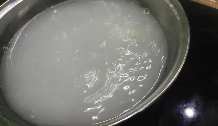 Boil a pot of water with ginger.