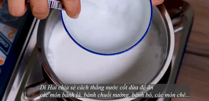 Add water to prevent the milk from becoming too fatty.