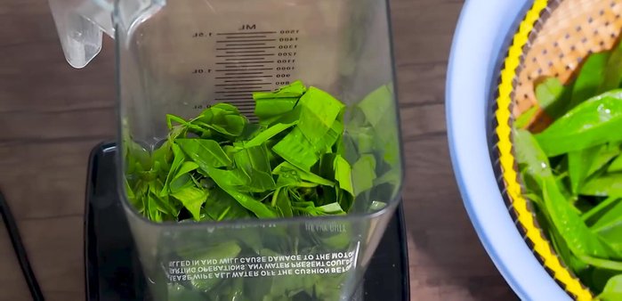 Mix 150g of dream leaves with 0.5 liters of water.