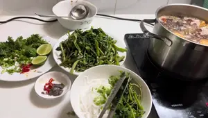 Authentic Vietnamese Crab Noodle Soup (Bún Riêu Chả Cua) Recipe