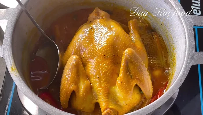 Thicken the sauce: Once the chicken is cooked, remove it and continue cooking the sauce until thickened to your desired consistency.