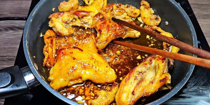 Reduce heat and simmer until the sauce thickens and the chicken is cooked through.