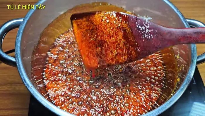 Monitor the color carefully. It will darken gradually. The ideal color is a rich golden brown.