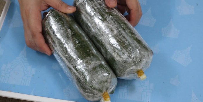 Refrigerate and serve: Refrigerate the wrapped sausage for a few hours. Slice and serve.