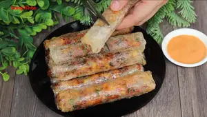 Crispy Fried Rice Paper Rolls: Easy Snack Recipe