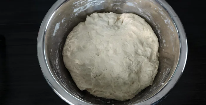 Cover the dough and let it ferment for 1 hour.