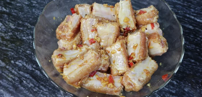 Marinate the ribs for at least 30 minutes. For best results, marinate overnight in the refrigerator.