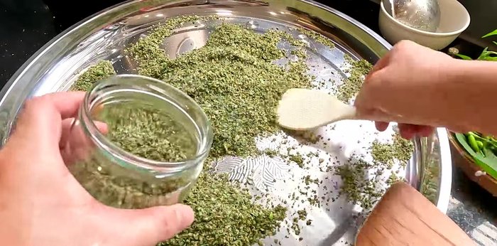 Store the salt and pepper mixture in a clean, dry jar.