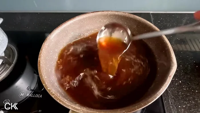 Remove from heat and let cool. Pour over vegetables in a jar.