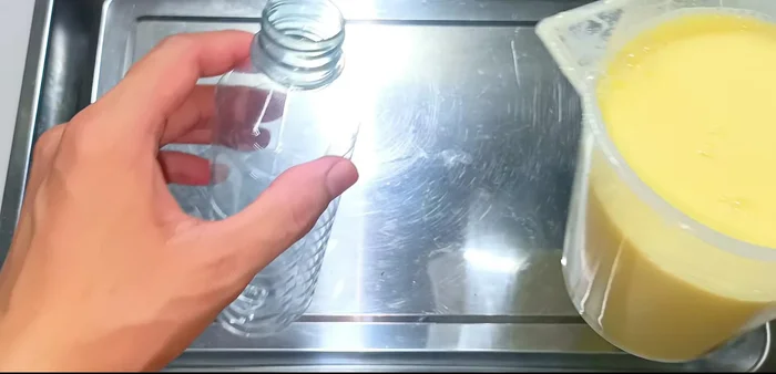 Let it cool completely, then store in clean, sterilized bottles in the refrigerator.