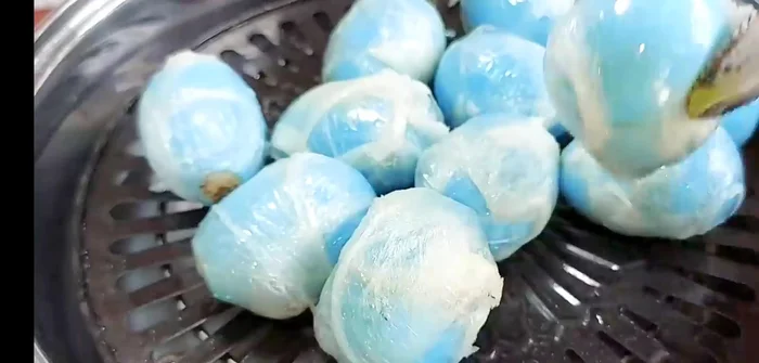 Let the eggs cool completely, then remove from molds.