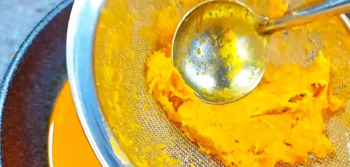 Cook the clear liquid over high heat until it thickens and reaches the desired consistency and color.