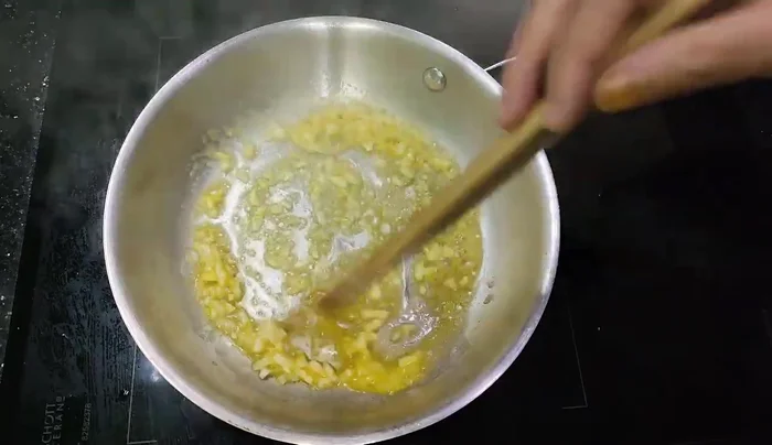 Add minced pork (or beef).