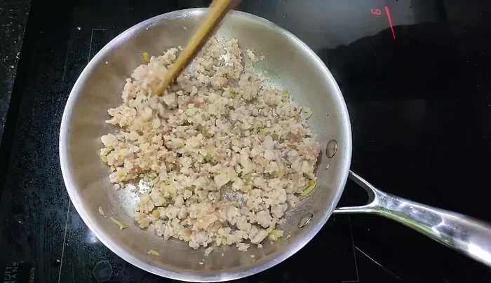 Optional: Add pear seeds and MSG while stir-frying, or rosemary for a foreign style.