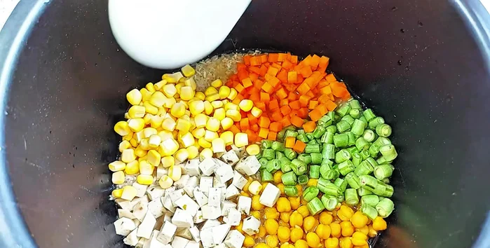 Ensure the water covers the vegetables; add more if needed.