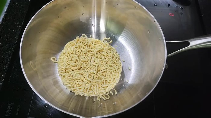 Buy some spicy Korean noodles.