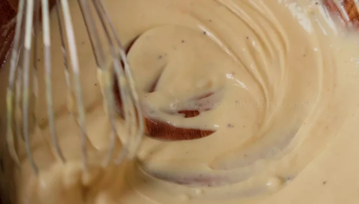Let the batter rest for 15 minutes.