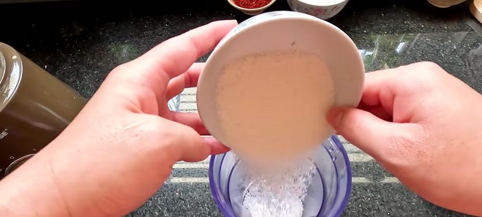 Grind the granulated sugar until smooth. (If using regular sugar, this step can be skipped).