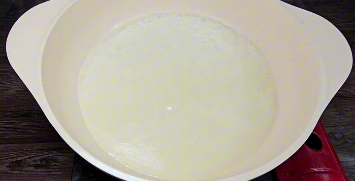 Remove from heat and let the mixture cool. Use a fan to cool it down quickly.