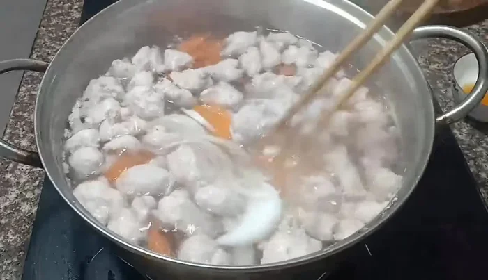 Taste and adjust seasoning (add fish sauce).