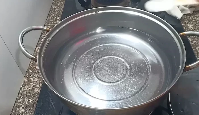 Boil a pot of water. Add some salt.