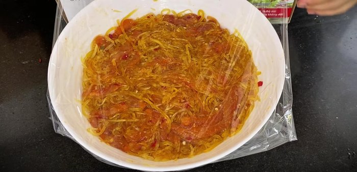 Compress the mixture, wrap tightly with plastic wrap, and refrigerate for 2-3 days before serving.