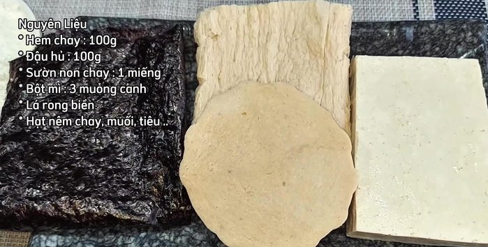 Cut ingredients into small pieces and blend until dry.