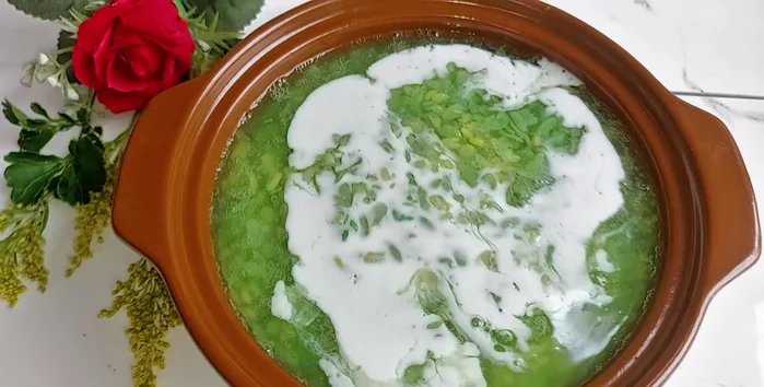 Serve with a little coconut milk on top.