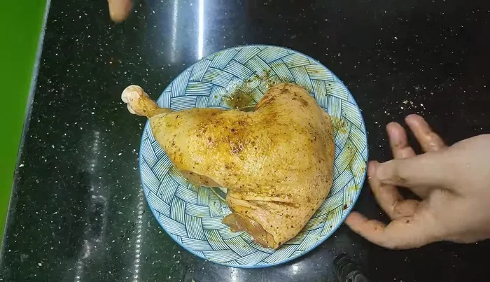 Marinate for about 25 minutes.