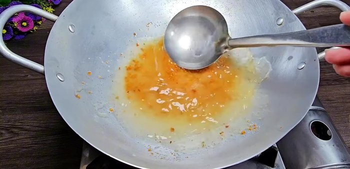 Add 150ml of water and cook until the spices are completely dissolved.